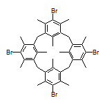 5,11,17,23-四溴-4,6,10,12,16,18,22,24,25,26,27,28-十二甲基五环[19.3.1.1[3,7].1[9,13].1[15,19]]二十八烷-1(25),3,5,7(26),9,11,13(27),15,17,19(28),21,23-十二碳烯