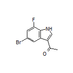 3-乙酰基-5-溴-7-氟吲哚