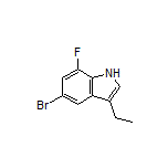 5-溴-3-乙基-7-氟-1H-吲哚