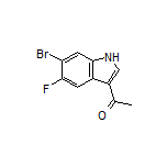 3-乙酰基-6-溴-5-氟吲哚
