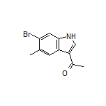 3-乙酰基-6-溴-5-甲基吲哚