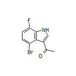 3-乙酰基-4-溴-7-氟吲哚