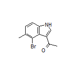 3-乙酰基-4-溴-5-甲基吲哚