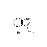 4-溴-3-乙基-7-甲基-1H-吲哚