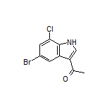 3-乙酰基-5-溴-7-氯吲哚