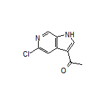 3-乙酰基-5-氯-6-氮杂吲哚