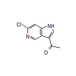 3-乙酰基-6-氯-5-氮杂吲哚