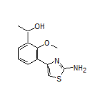 1-[3-(2-氨基-4-噻唑基)-2-甲氧基苯基]乙醇