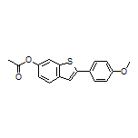 乙酸[2-(4-甲氧基苯基)-6-苯并噻吩基]酯