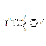 乙酸[3-溴-2-(4-甲氧基苯基)-1-氧化苯并[b]噻吩-6-基]酯