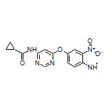 N-[6-[4-(甲氨基)-3-硝基苯氧基]-4-嘧啶基]环丙烷甲酰胺