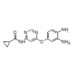 N-[6-[3-氨基-4-(甲氨基)苯氧基]-4-嘧啶基]环丙烷甲酰胺