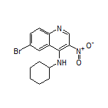 6-溴-N-环己基-4-氨基-3-硝基喹啉