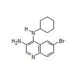 6-溴-N4-环己基喹啉-3,4-二胺