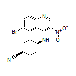 顺式-4-[(6-溴-3-硝基-4-喹啉基)氨基]环己烷甲腈