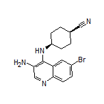 顺式-4-[(3-氨基-6-溴-4-喹啉基)氨基]环己烷甲腈