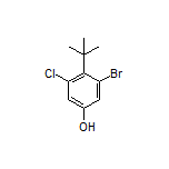 3-溴-4-(叔丁基)-5-氯苯酚