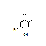 2-溴-4-(叔丁基)-5-甲基苯酚