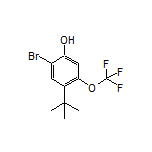 2-溴-4-(叔丁基)-5-(三氟甲氧基)苯酚