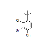 2-溴-4-(叔丁基)-3-氯苯酚