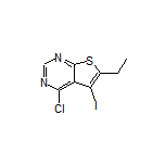 4-氯-6-乙基-5-碘噻吩并[2,3-d]嘧啶