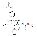 N-[4-[N-[(2R,3R)-3-(Boc-氨基)-2-羟基-4-苯基丁基]-N-异丁基氨基磺酰基]苯基]乙酰胺