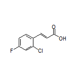 (E)-3-(2-氯-4-氟苯基)丙烯酸