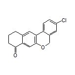 3-氯-10,11-二氢-5H-二苯并[c,g]色烯-8(9H)-酮