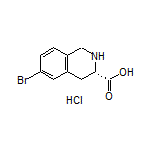 (S)-6-溴-1,2,3,4-四氢异喹啉-3-甲酸盐酸盐