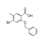 2-(苄氧基)-4-溴-5-甲基苯甲酸