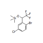 [1-(2-溴-5-氯苯基)-2,2,2-三氟乙氧基]三甲基硅烷