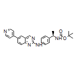 (R)-N-[4-[1-(Boc-氨基)乙基]苯基]-6-(4-吡啶基)喹唑啉-2-胺