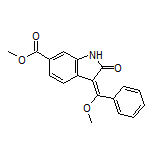 (E)-3-[甲氧基(苯基)亚甲基]-2-氧代吲哚啉-6-甲酸甲酯