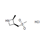 (2S,3S)-2-甲基-3-[(甲砜基)甲基]氮杂环丁烷盐酸盐