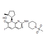 8-[(1R,2R)-2-羟基-2-甲基环戊基]-6-碘-2-[[1-(甲砜基)-4-哌啶基]氨基]吡啶并[2,3-d]嘧啶-7(8H)-酮