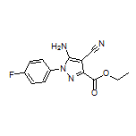 5-氨基-4-氰基-1-(4-氟苯基)-1H-吡唑-3-甲酸乙酯