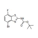 4-溴-N-Boc-2-氨基-7-氟苯并噻唑