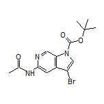 N-(3-溴-1-Boc-6-氮杂吲哚-5-基)乙酰胺
