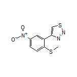4-[2-(甲硫基)-5-硝基苯基]-1,2,3-噻二唑