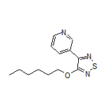 3-(己基氧基)-4-(3-吡啶基)-1,2,5-噻二唑