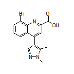8-溴-4-(1,5-二甲基-4-吡唑基)喹啉-2-甲酸