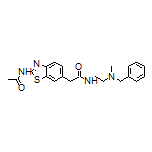 2-(2-乙酰氨基-6-苯并噻唑基)-N-[2-[苄基(甲基)氨基]乙基]乙酰胺