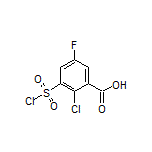 2-氯-3-(氯磺酰基)-5-氟苯甲酸
