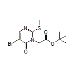 2-[5-溴-2-(甲硫基)-6-氧代嘧啶-1(6H)-基]乙酸叔丁酯