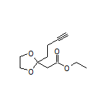 2-[2-(3-丁炔-1-基)-1,3-二氧戊环-2-基]乙酸乙酯