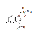 5-甲基-1-(氨基磺酰基甲基)-1H-吲哚-3-甲酸甲酯