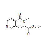3-(3-乙氧基-3-氧代丙基)异烟酸甲酯