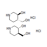 反式-4-(羟甲基)哌啶-3-醇盐酸盐