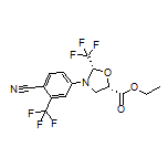 (2S,5S)-3-[4-氰基-3-(三氟甲基)苯基]-2-(三氟甲基)噁唑烷-5-甲酸乙酯