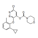 吗啉-4-甲酸[6-氯-3-(2-环丙基-6-甲基苯氧基)-4-哒嗪基]酯